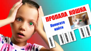 НОВЫЕ ЧЕЛЛЕНДЖИ 2018 - ПРОПАЛА КОШКА КВеСТ ЧЕЛЛЕНДЖ Вика ПРОТИВ Загадок Папы Ищем LOST KITTIES / Вики Шоу