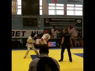 Фрагмент выступления Андрея Гончарова на турнире по рукопашному бою